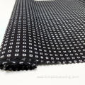 Black white yarn Bengaline fabric for women's Dresses